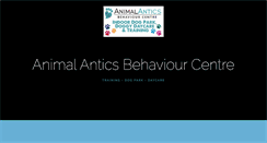 Desktop Screenshot of animalanticsbehaviour.com