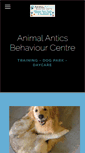 Mobile Screenshot of animalanticsbehaviour.com